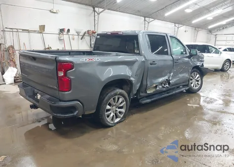 2022 Chevrolet Silverado 1500 Ltd 4Wd Short Bed Custom из США, поврежденный, VIN 3GCPYBEK0NG120798